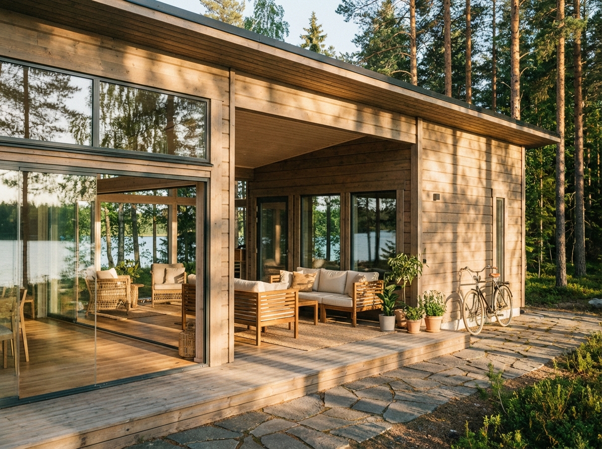 Techniques modernes pour des maisons en bois massif durables et saines