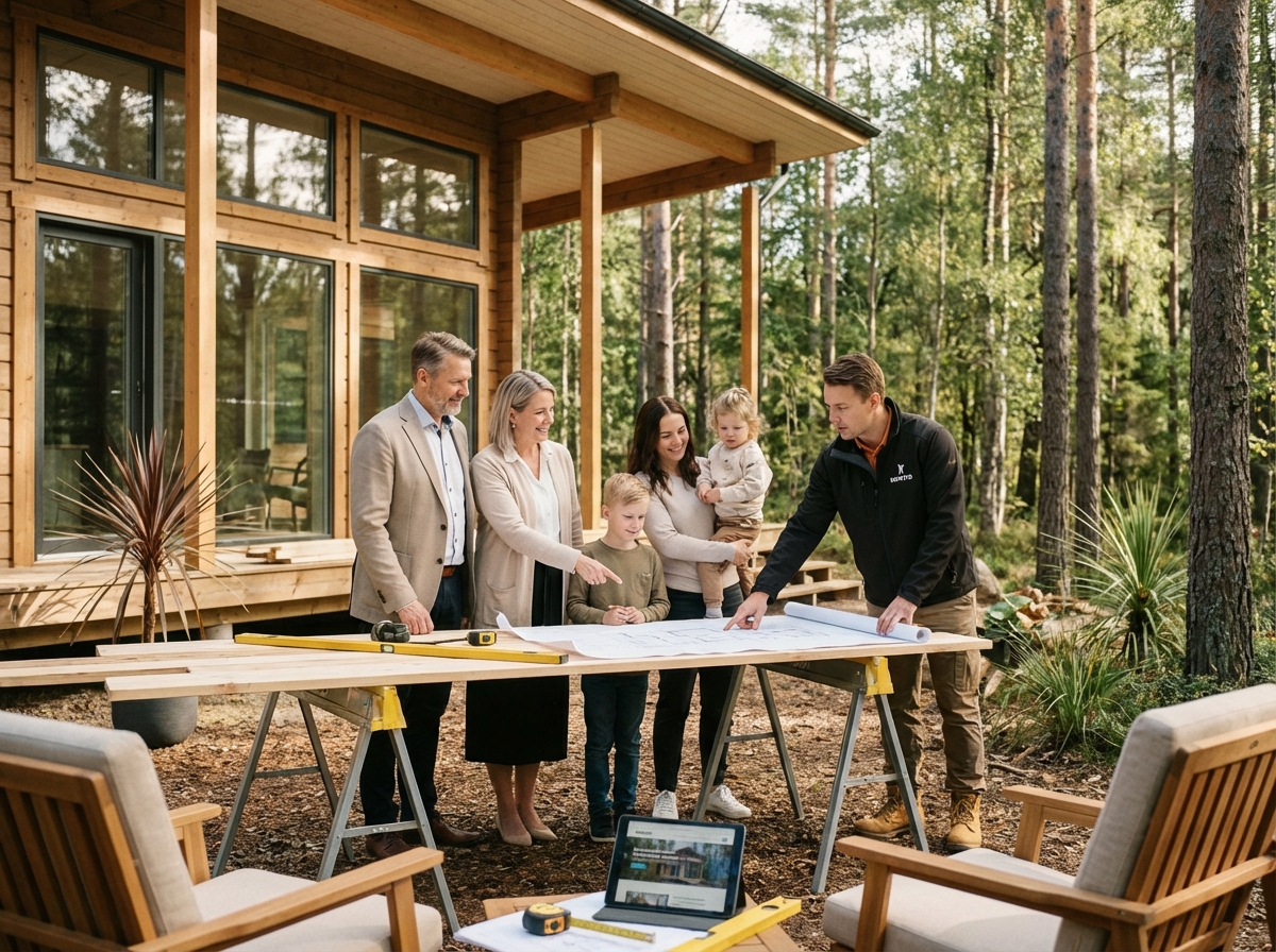 Kit + assistance technique : comment sécuriser votre projet de maison en bois massif avec Kontio SmartLog™